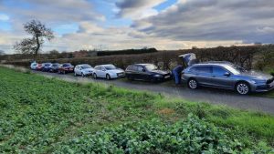 Parking at Rotherham Model flying club